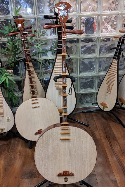 Concert Grade Dan Nguyet with Inlay Vietnamese Moon Lute